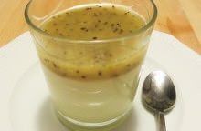 Crema di Casottina Occelli e gelatina di kiwi