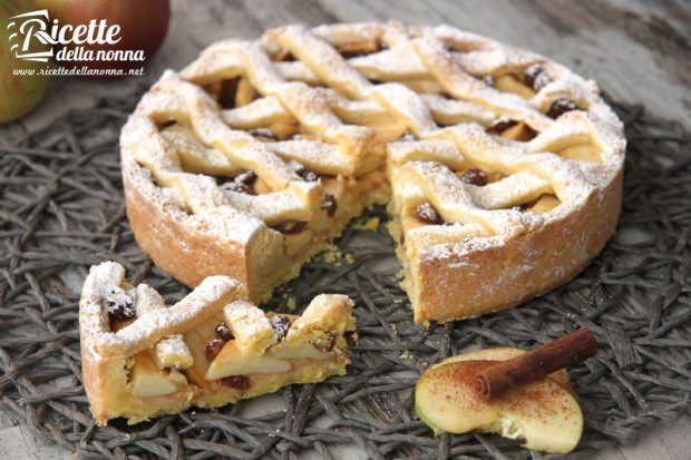 ricetta crostata di mele