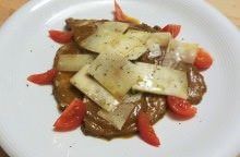 Arrosto al vino rosso con Occelli al pepe e bacche rosa