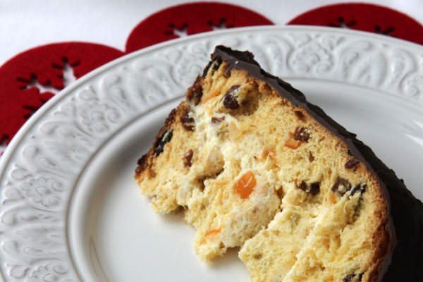 Panettone farcito alla crema d’arancio