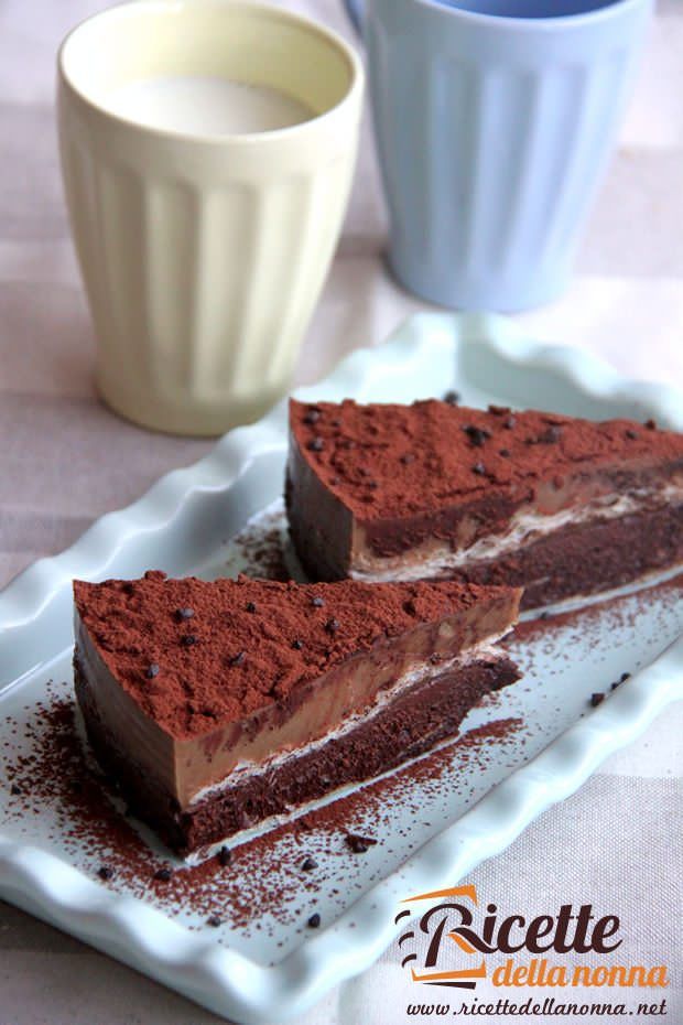 Sfogliata di cioccolata e crema al caffè ricetta e foto