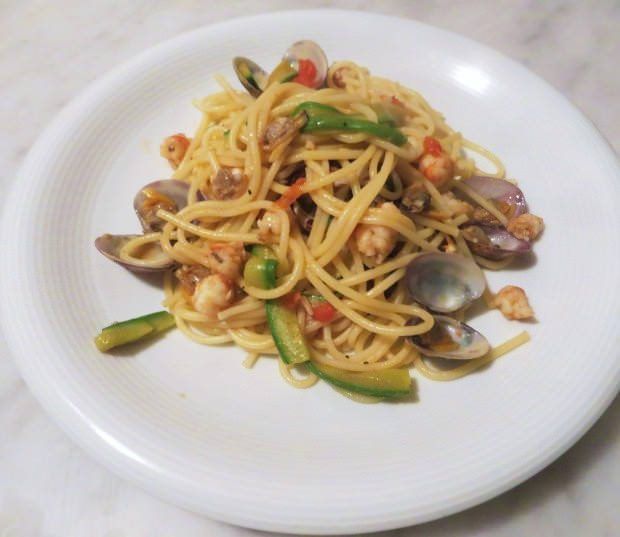 Pasta vongole e zucchine