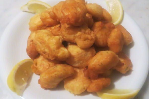 Bocconcini di pollo in pastella