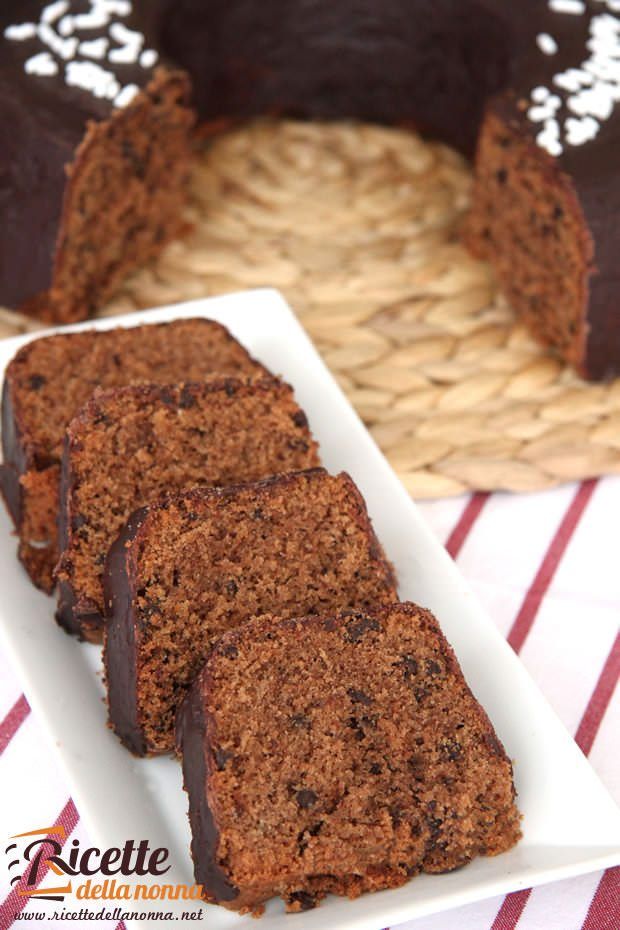 Ciambella cacao e cioccolato ricetta e foto