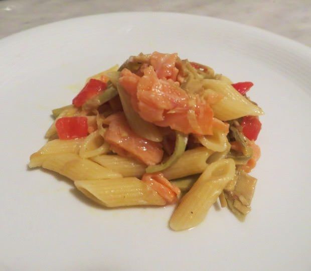 salmone carciofi