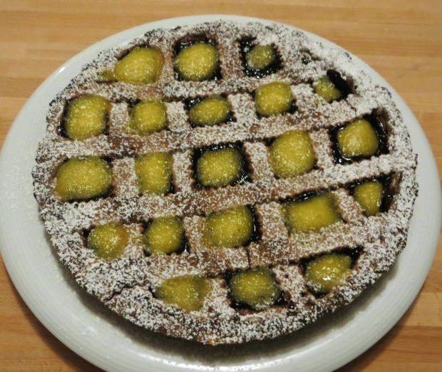 crostata di mirtilli