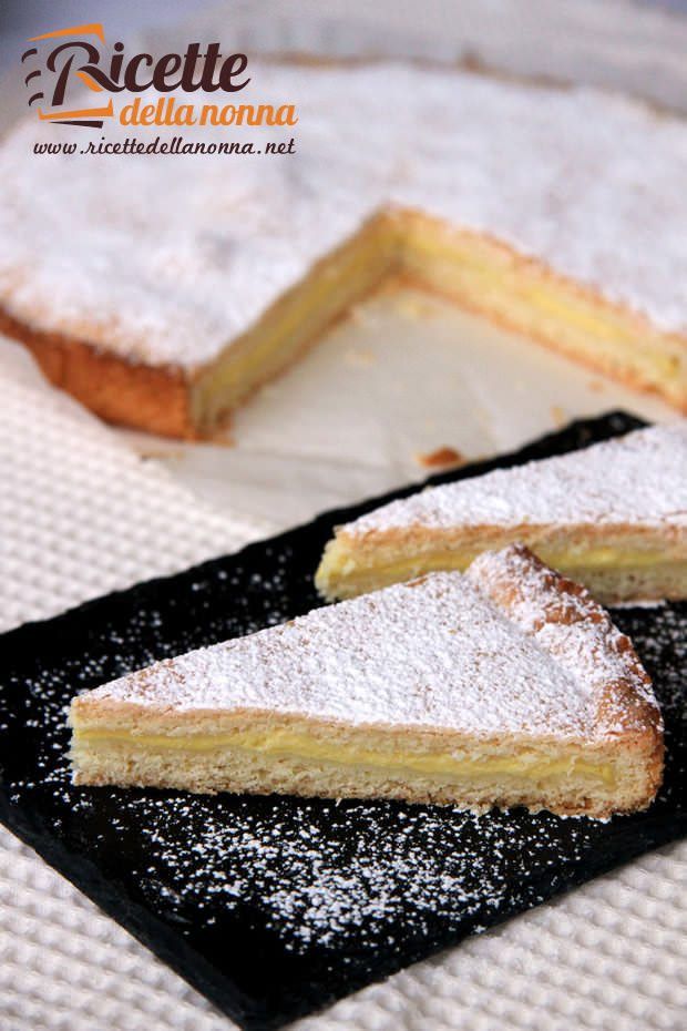 Crostata alla crema di yogurt ricetta e foto