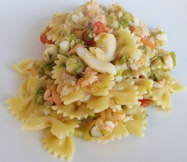 farfalle pesce e scarola