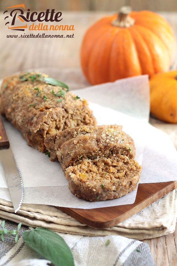 Polpettone di zucca ricetta e foto