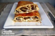 Strudel salato con radicchio di Treviso e Montasio