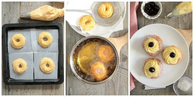 Zeppole napoletane di San Giuseppe ricetta e foto