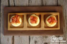 Mini cheesecake al salmone