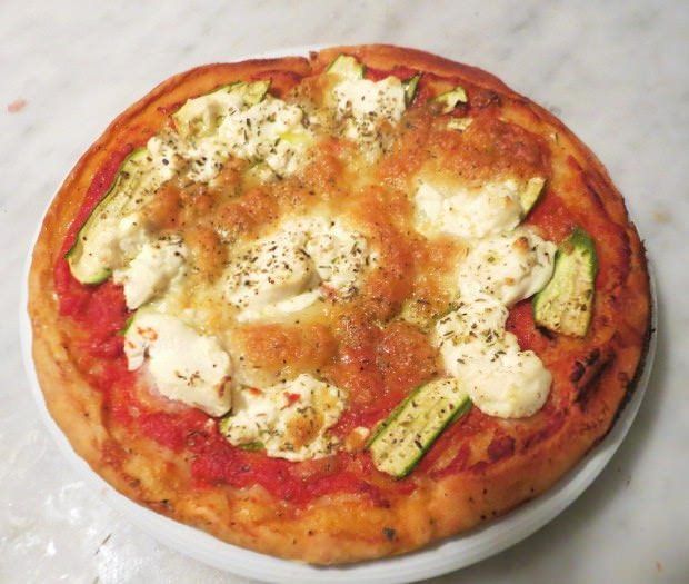 pizza rustica con zucchine e ricotta