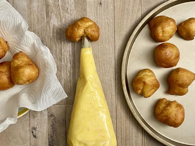 Preparazione bignè di San Giuseppe