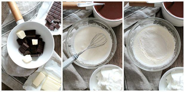 Preparazione torta al cioccolato supercioccolatosa