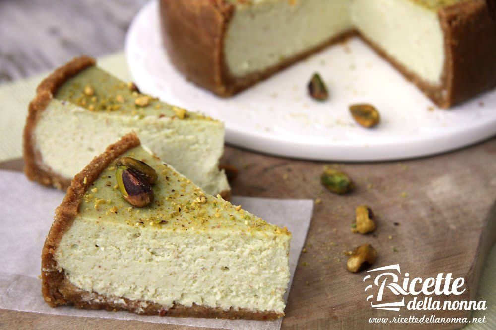Cheesecake Al Pistacchio Ricetta Facile Ricette Della Nonna