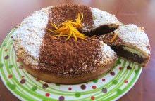 Torta al cioccolato e fiori d’arancio