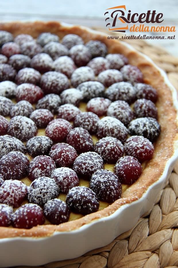 Crostata alle ciliegie ricetta e foto