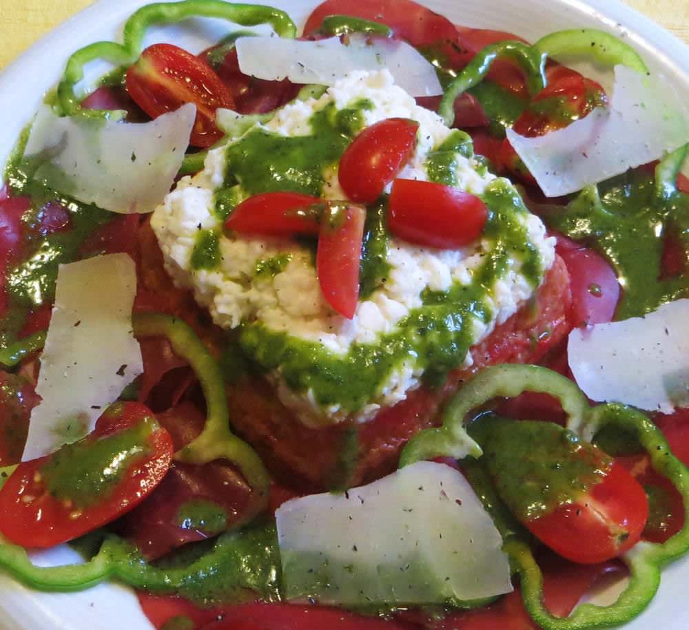 piatto unico con pappa al pomodoro