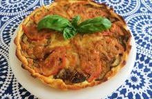 Torta salata di melanzane e pomodoro