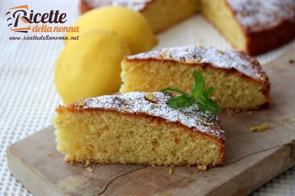 Torta Caprese al limone