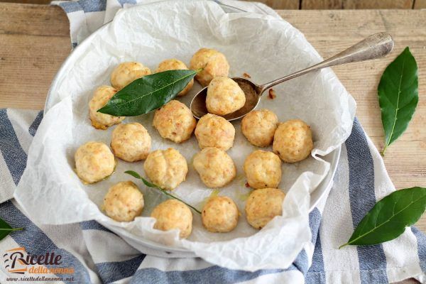 Polpette di pollo al forno