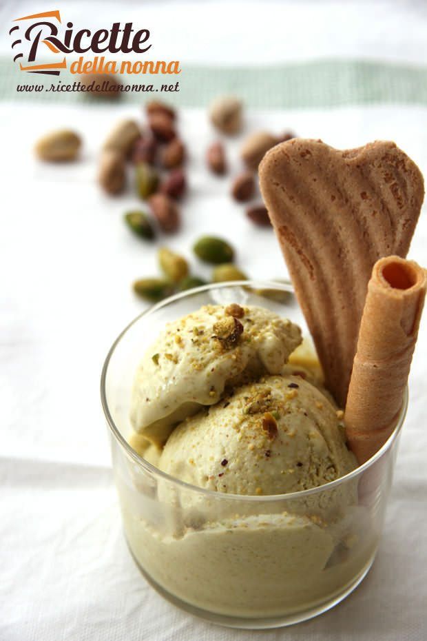 Gelato al pistacchio ricetta e foto