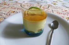 Mele, crema al mascarpone e lime