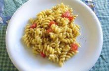 Fusilli con pesto di cannellini e origano