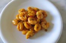 Gnocchi di zucca al ragù di gamberi piccante