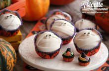 Muffin mummie di Halloween