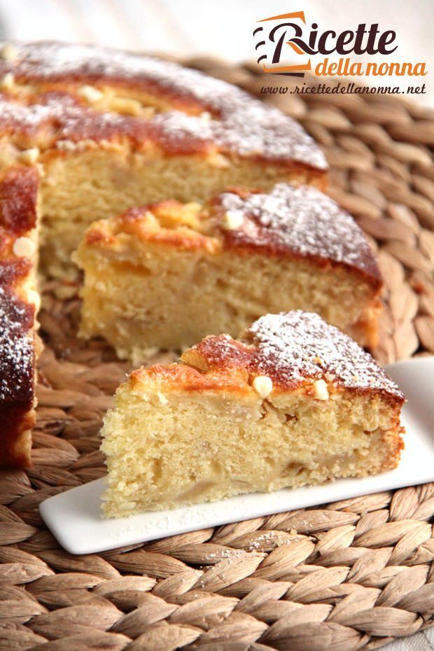 Torta cioccolato bianco e pere