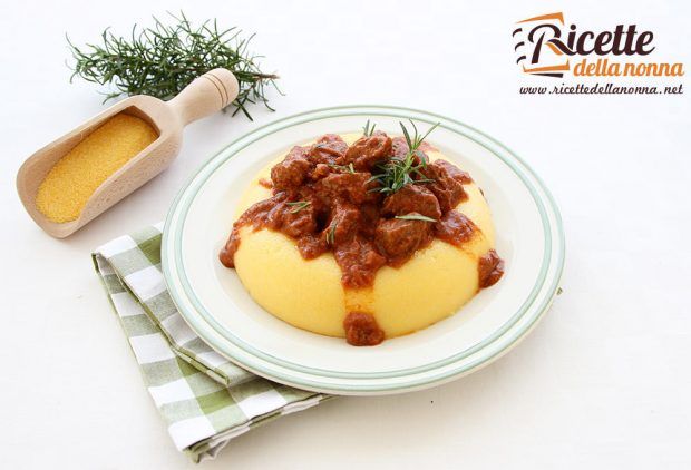 Ricetta spezzatino con polenta