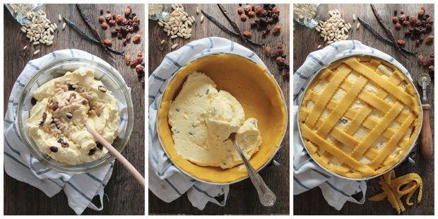 Preparazione crostata classica con la ricotta