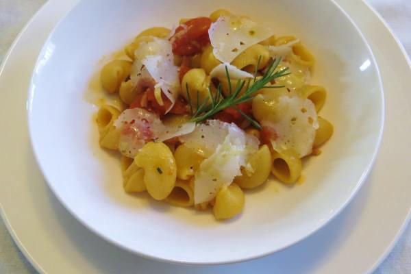 Pasta alla crema di zucca