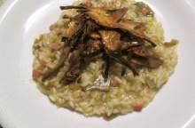 Risotto ai carciofi e speck