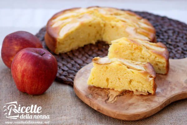 Torta di ricotta e mele