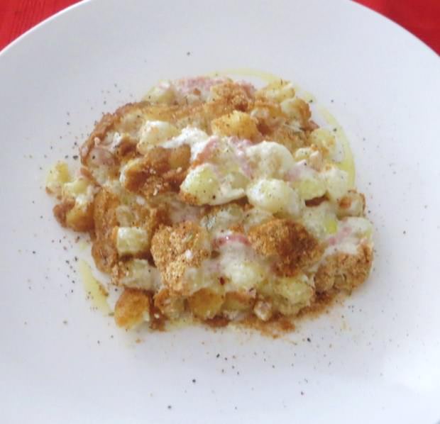 Gnocchetti ai formaggi gratinati