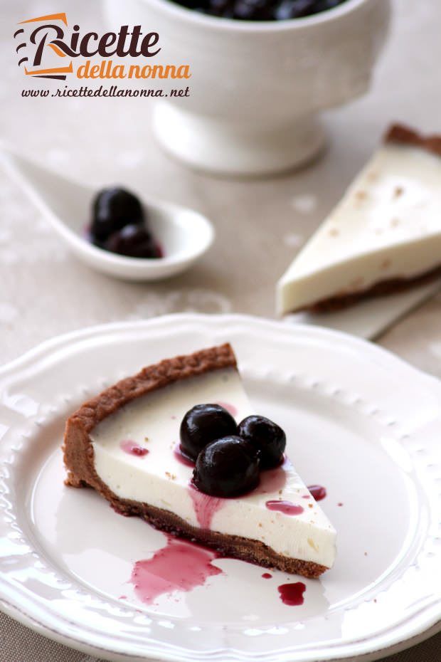 Foto di Torta allo yogurt con frolla al cioccolato