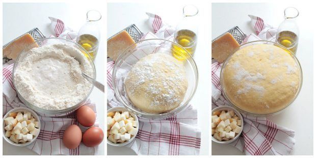 Preparazione torta al formaggio