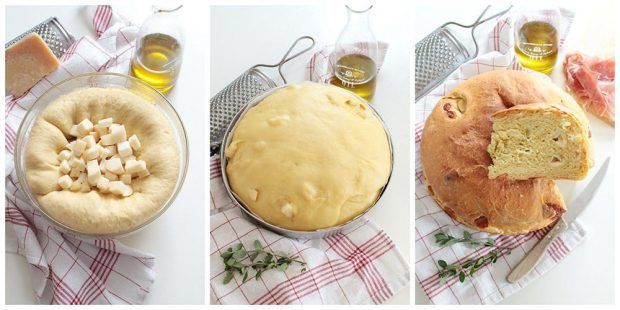 Preparazione torta al formaggio