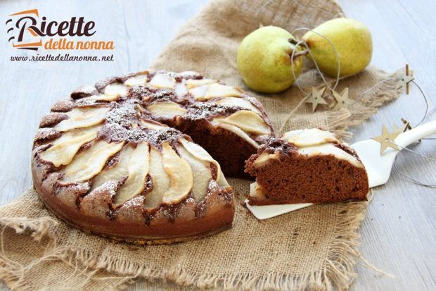 Ricetta torta cioccolato e pere