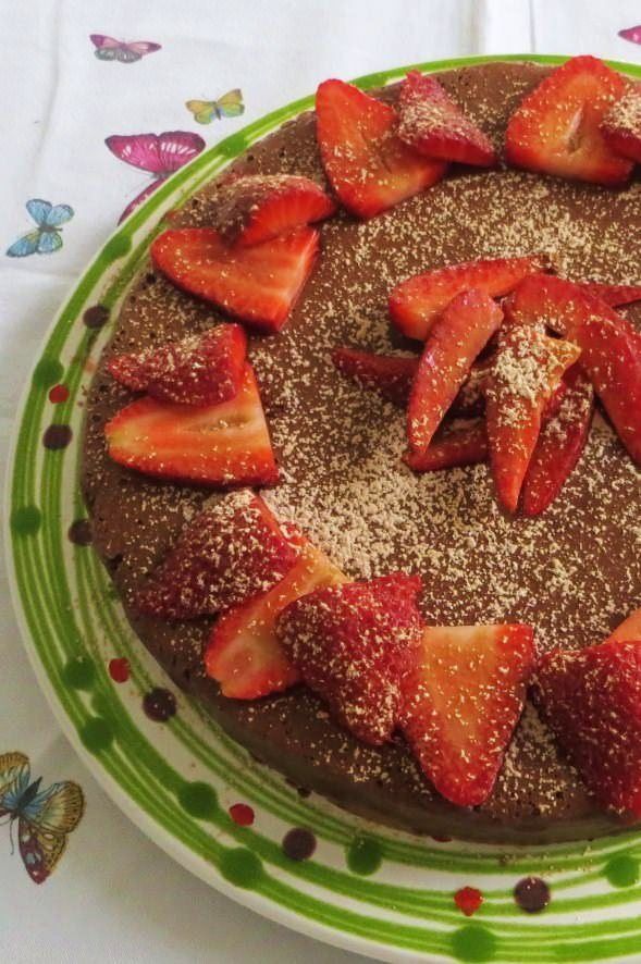 Cremoso al cioccolato, fragole e cannella ricetta e foto