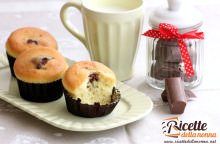 Muffin di cioccolato al latte