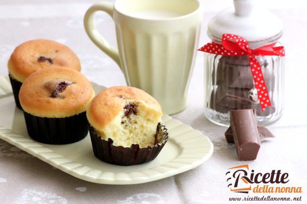 Muffin cioccolato al latte