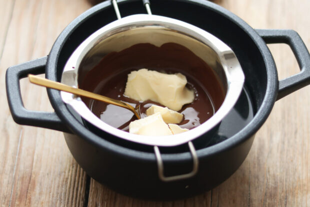 Tortino al cuore caldo di cioccolato fondente