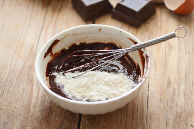 Tortino al cuore caldo di cioccolato fondente