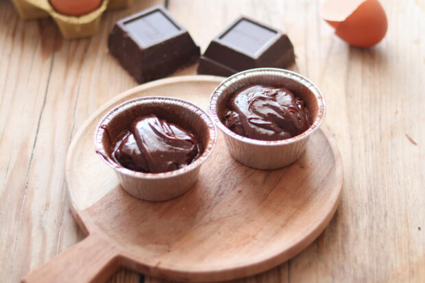 Tortino al cuore caldo di cioccolato fondente