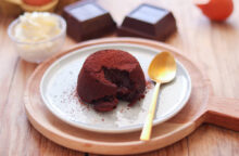 Tortino al cuore caldo di cioccolato fondente