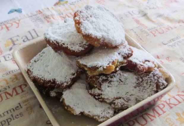 Frittelle di mele e-noci